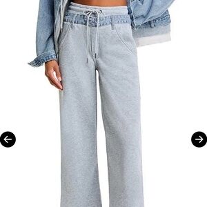 Vintage Havana Wide Leg Sweatpants (Size S)